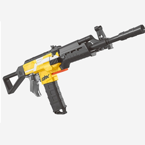 تفنگ اسباب بازی شارژی تیر فومی Lancher مدل AK47 -اسباب بازی